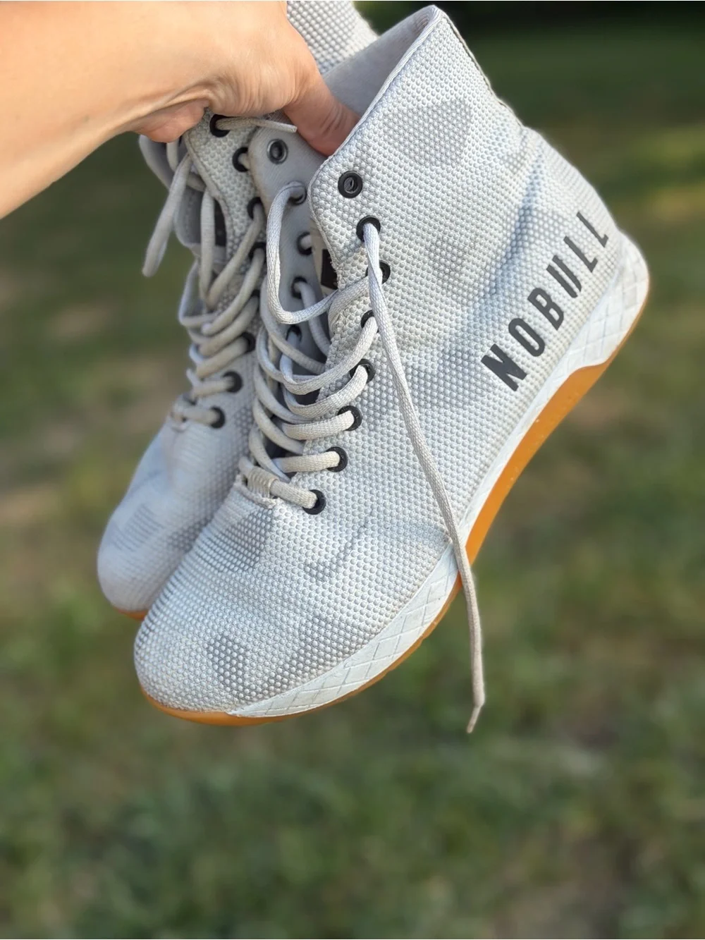 NOBULL Outwork High-Top trainer Sneakers. Frostbite Camo - Size M9 / W10.5